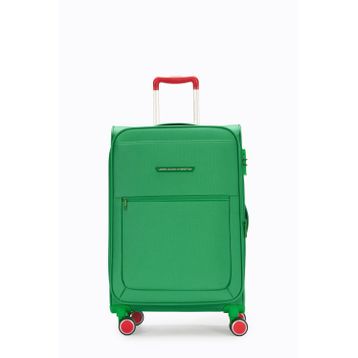 United Colors of Benetton BNT2800 Yeşil Orta Boy Kumaş Valiz