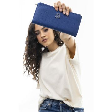 United Colours Of Benetton BNT_566 Mavi Kadın Cüzdan
