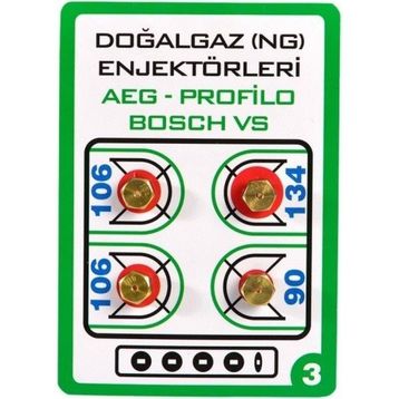 Universal 7 mm Doğalgaz Enjektör Ocak Memesi