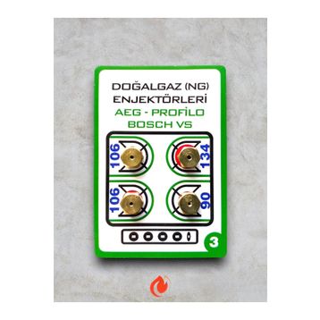 Universal 7 mm Doğalgaz Enjektör Ocak Memesi