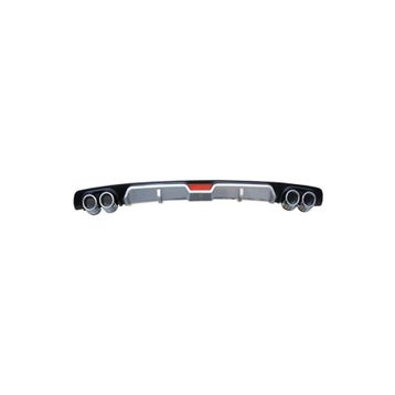 Universal DFZR326 Renault Megane 2 Sedan Difüzör 4 Egzoz Çıkışlı Arka Tampon Eki
