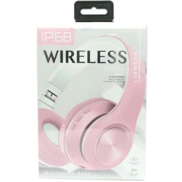 Universal P68 Pembe Bluetooth Kulaklık
