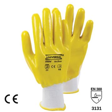 Universal Techno 8804 Tam Kaplamalı Nitril Eldiven
