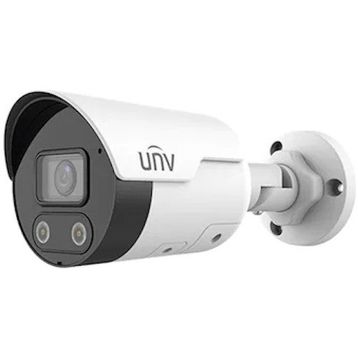 Uniview IPC2124LE-ADF28KMC-WL 4 MP 2.8 mm Colorhunter H265+ IP67 Dahili Ses Hoparlör IR Bullet IP Kamera