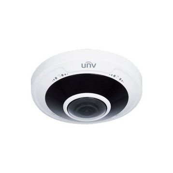 Uniview IPC815SB-ADF14K-I0 1/2.8 PS Cmos 5MP 1.4 mm Poe Sesli Panoramik Fisheye IP Güvenlik Kamera