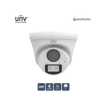 Uniview UAC-T112-AF28-W 2 MP 2.8 mm Colorhunter 20 mt IP67 AHD Dahili Ses Dome Kamera
