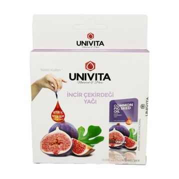 Univita 6x3 ml İncir Çekirdeği Yağı