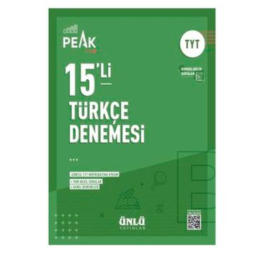 Ünlü Yayınlar Best Peak 15'li TYT Türkçe Branş Denemesi