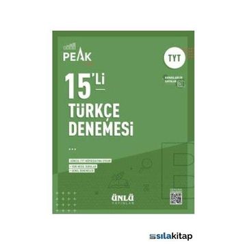 Ünlü Yayınlar Best Peak 15'li TYT Türkçe Branş Denemesi