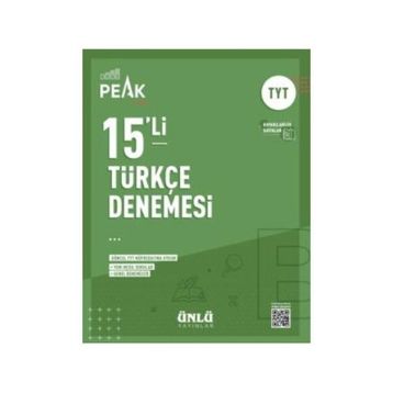Ünlü Yayınlar Best Peak 15'li TYT Türkçe Branş Denemesi