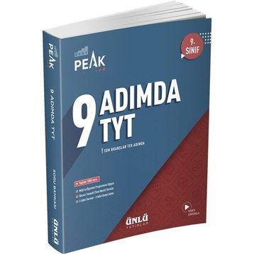 Ünlü Yayınları 1. Kitap TYT 9 Adımda Tüm Dersler Soru Bankası