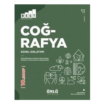 Ünlü Yayınları 10. Sınıf Best Coğrafya Konu Anlatımı