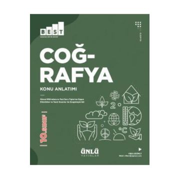 Ünlü Yayınları 10. Sınıf Best Coğrafya Konu Anlatımı
