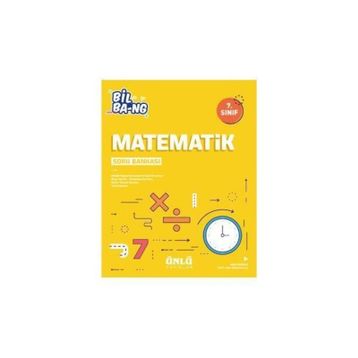 Ünlü Yayınları 7. Sınıf Matematik Bil Bang Soru Bankası