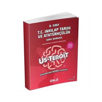 Ünlü Yayınları 8. Sınıf T.C. İnkılap Tarihi ve Atatürkçülük Us Teroit Soru Bankası