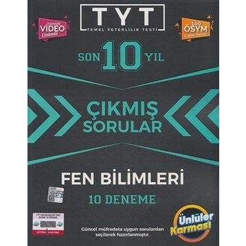 Ünlüler Karması Tyt Fen Bilimleri Karması Tıpkı Basım 10 Deneme