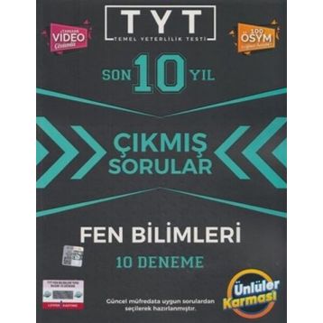 Ünlüler Karması Tyt Fen Bilimleri Karması Tıpkı Basım 10 Deneme