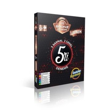 Ünlüler Karması Yayınları - 8. Sınıf LGS Bronz 5'li Sarmal Deneme