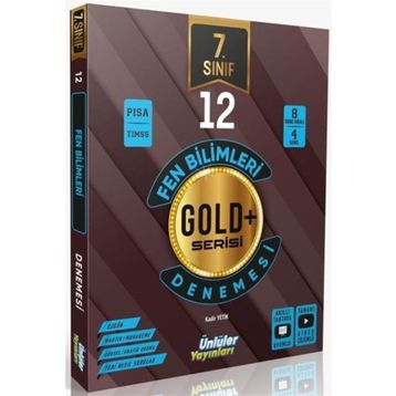 Ünlüler Yayınları 7. Sınıf Fen Bilimleri Gold Serisi 12 Deneme