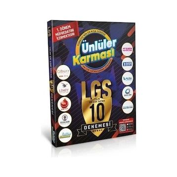 Ünlüler Yayınları Karması - 1. Dönem Tüm Dersler 10 Deneme