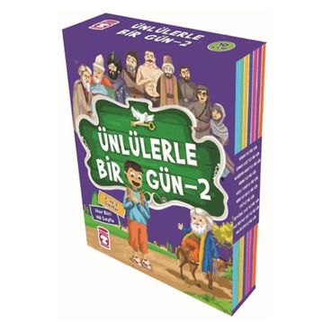 Ünlülerle Bir Gün 2 Seti-10 Kitap T - Kolektif