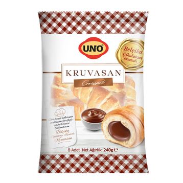 Uno Çikolata Kremalı 240 gr Kruvasan