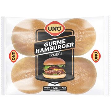 Uno Gurme 4x110 gr Hamburger Ekmeği