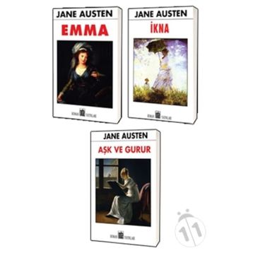 Unutulmaz Aşk Klasikleri Seti-3 Kitap Takım - Jane Austen