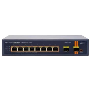 Uptech SW1082-GGSP 8 Port Poe Gigabit 2SFP Switch