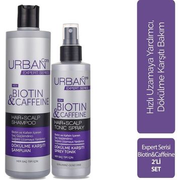 Urban Care Biotin & Caffeine Dökülme Karşıtı Şampuan + Tonik Set