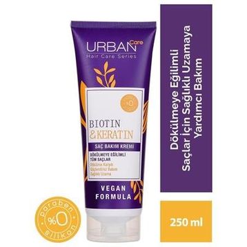 Urban Care Biotin Keratin Dökülme Karşıtı ve Güçlendirici 250 ml Saç Bakım Kremi