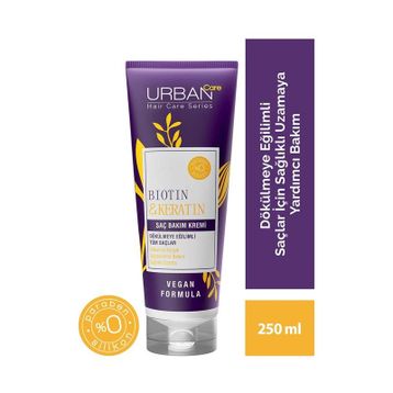 Urban Care Biotin Keratin Dökülme Karşıtı ve Güçlendirici 250 ml Saç Bakım Kremi