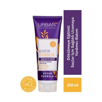Urban Care Biotin Keratin Dökülme Karşıtı ve Güçlendirici 250 ml Saç Bakım Kremi