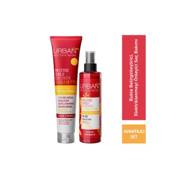 Urban Care Dalgalı Saçlar İçin Bakım Kremi + Sıvı Saç Kremi 2'li Set