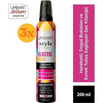 Urban Care Gazsız Elastic Curl 3x200 ml Saç Spreyi