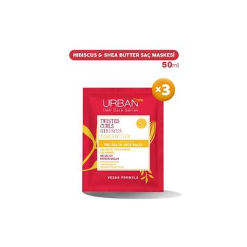 Urban Care Hibiscus Shea Butter 3x50 ml Saç Maskesi