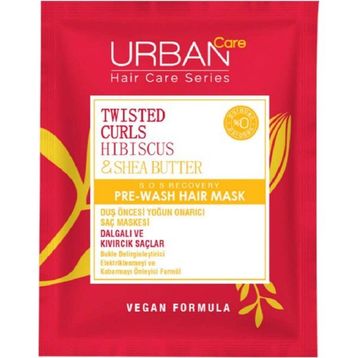 Urban Care Hibiscus ve Shea Butter 50 ml Bukle Belirginleştirici Saç Bakım Maskesi