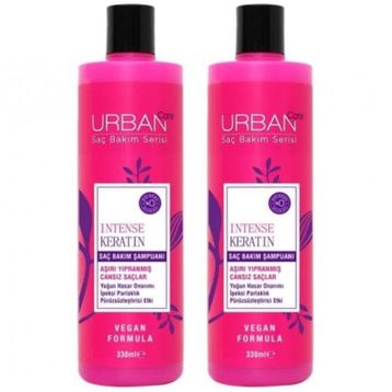 Urban Care Intense Keratin Yıpranmış Saçlar 2 x 330 ml Saç Bakım Şampuanı