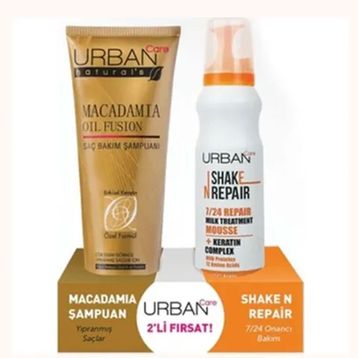 Urban Care Macadamia 150 ml 250 ml ve Bakım Köpüğü Şampuan