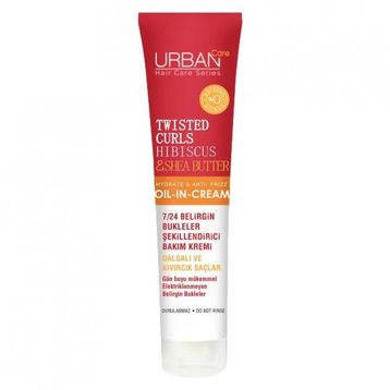 Urban Care Twisted Curl Hibiscus ve Shea Butter 175 ml Durulanmayan Saç Kremi