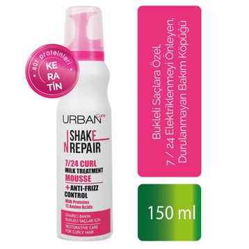 Urban Shake N Repair 7/24 Bukleli Saçlar Onarıcı Saç Köpüğü
