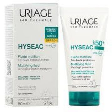 Uriage Hyseac Parlama Karşıtı ve Matlaştırıcı Spf50 50 ml Güneş Kremi