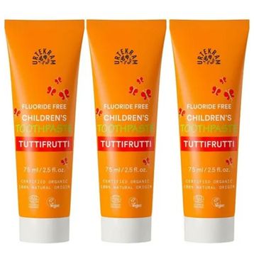 Urtekram Organik Çocuk Tutti Frutti 3x75 ml Diş Macunu