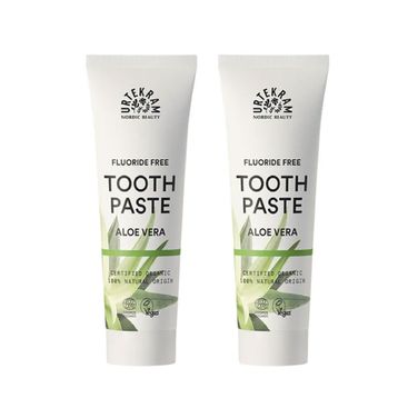 Urtekram Organik Florürsüz Aloe Veralı 2x75 ml Diş Macunu