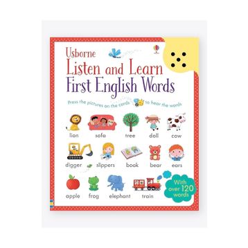 Usborne - Listen and Learn First English Words