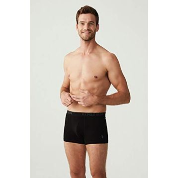 USPA Siyah 3'lü Erkek Boxer