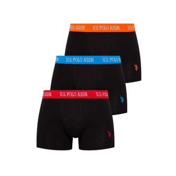 USPA Siyah 3'lü Erkek Boxer