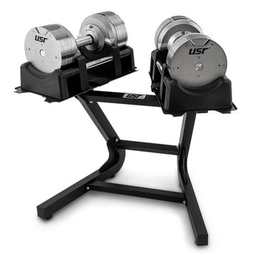 USR ADK32 2x32 kg Ayarlanabilir Dambıl + Stand Set