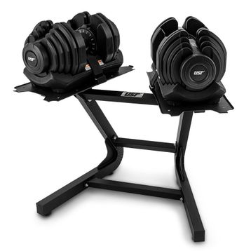 USR ADX403 2x40 kg Ayarlanabilir Dambıl + Stand Set