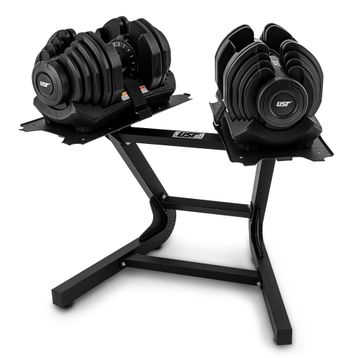 USR ADX403 2x40 kg Ayarlanabilir Dambıl + Stand Set